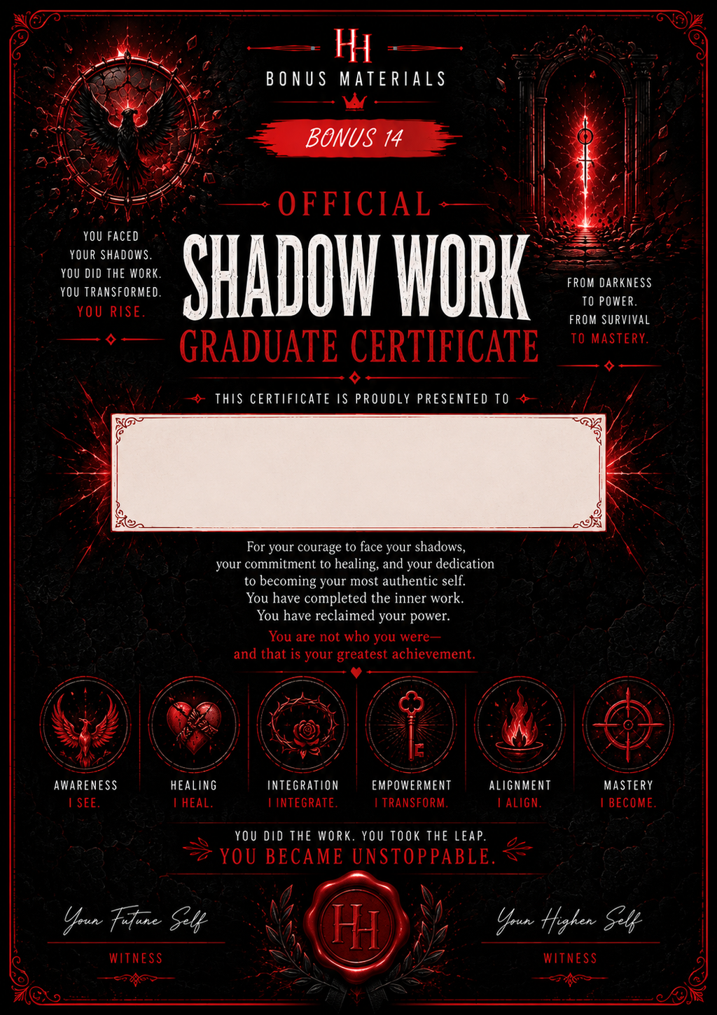 Shadow Work Journal | Guided Self-Reflection & Healing Workbook | Inner Child Healing | Digital Download PDF