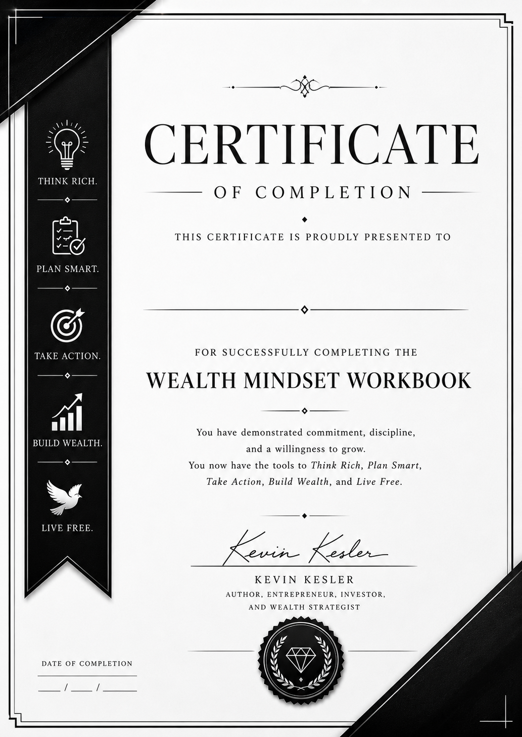 Wealth Mindset Workbook | Money Mindset Journal & Financial Success Planner | Abundance Manifestation Workbook | Printable PDF